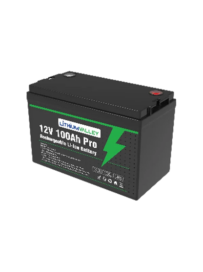 Lithium Valley 12V LiFePO₄ Lithium Battery with Bluetooth – 100Ah & 200Ah