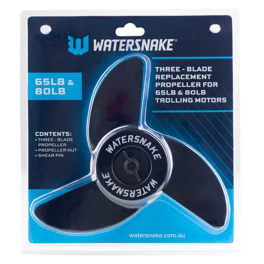 Watersnake Reinforced Nylon 3-Blade Propeller Kit 65-80lb