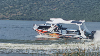 Alu-CZ777 Aluminium Tri-Hull Fishing Boat (on trailer)