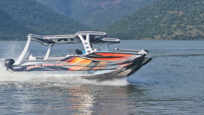 Alu-CZ777 Aluminium Tri-Hull Fishing Boat (on trailer)