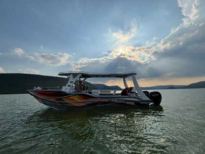Alu-CZ777 Aluminium Tri-Hull Fishing Boat (on trailer)