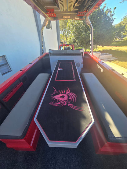 Alu-Krokodil Tri-Hull Pontoon 8.6m (on Trailer)