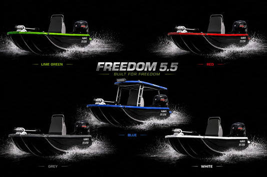 Alu-Freedom5.5 Aluminium Boat (boat on trailer)