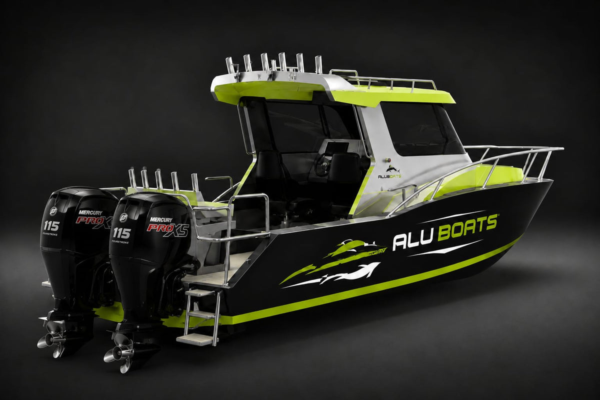 Alu-Cruiser Sea Boat (on trailer)