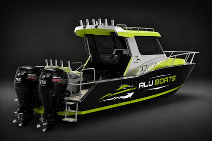 Alu-Cruiser Sea Boat (on trailer)