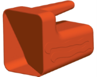 Bailer for water removing, 2,5lt,158x128x215mm, orange - image 1