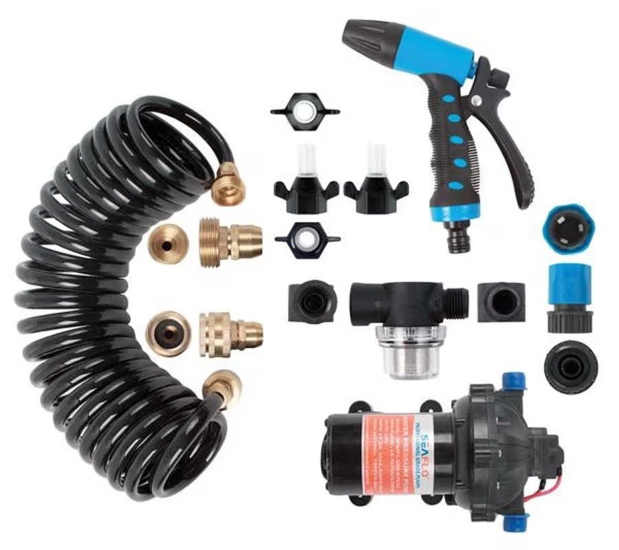 SeaFlo 12V Wash Down Deck Pump Kit 18.9 LPM | Marine Boat Washdown