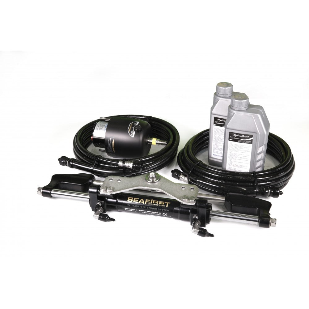 SeaFirst Hydraulic Steering Kit – Complete Outboard Steering System