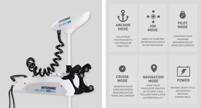 Watersnake Geo Spot 80lb Bow Mount Trolling Motor - image 2