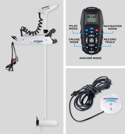 Watersnake Geo Spot 80lb Bow Mount Trolling Motor - image 3