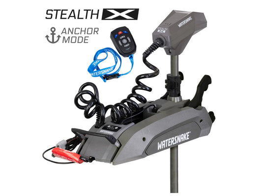 Watersnake Stealth X 12V 54lb Bow Mount Trolling Motor - image 1